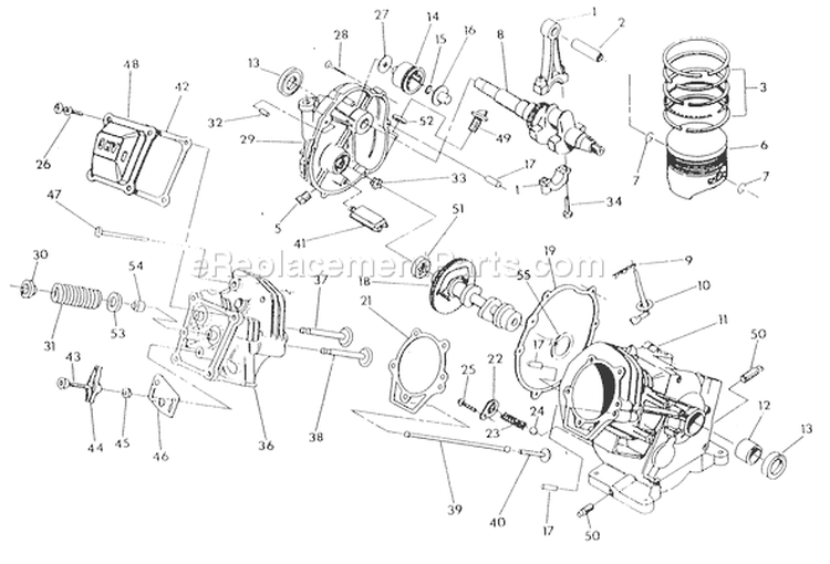Page C Diagram and Parts List for 0503-1  Briggs and Stratton Pressure Washer